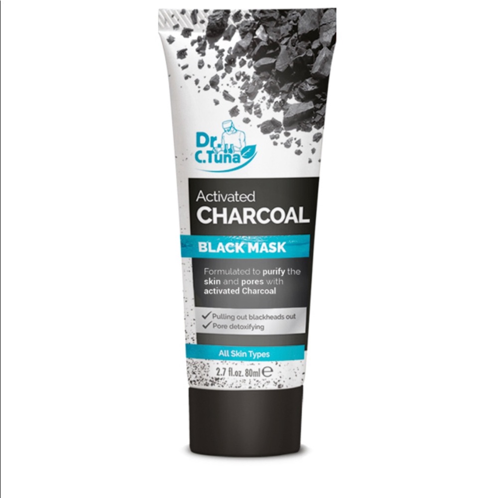 DR C TUNA ACTIVATED CHARCOAL BLACK MASK